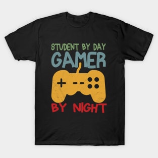 Student By Day Gamer By Night T-Shirt